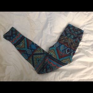 Lularoe Aztec tween leggings